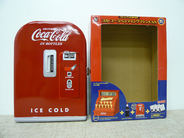 新品未使用、コカコーラ、べンディングマシンCAN.全4種。 コカ・コーラ