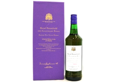 未開栓 ロイヤルハウスホールド 100周年記念ボトル 750ml 木箱付き特級