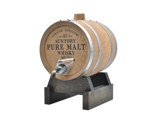 山崎12年 有田焼 染付蛸唐草「福」文角瓶 サントリー スペシャル