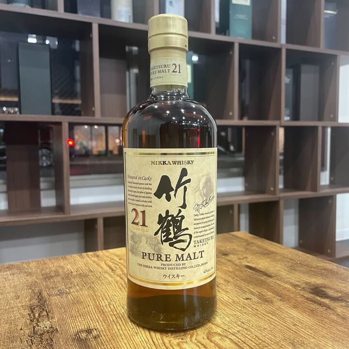 竹鶴 21年 700ml 化粧箱付き ウィスキー 美品 終売品 竹鶴21年 700ml