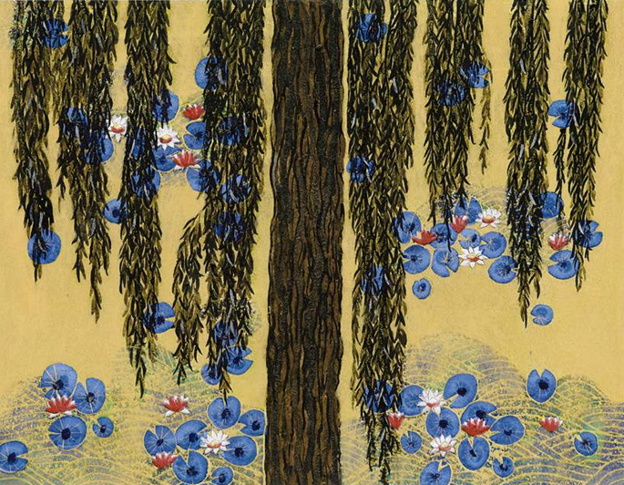 平松礼二オリジナル版画 | ギャラリー 桜の木