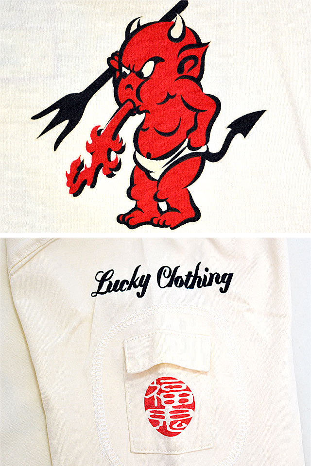 DEVIL EQUIPMENTロングTシャツ TEDMAN テッドマン TDLS-356 赤鬼 エフ