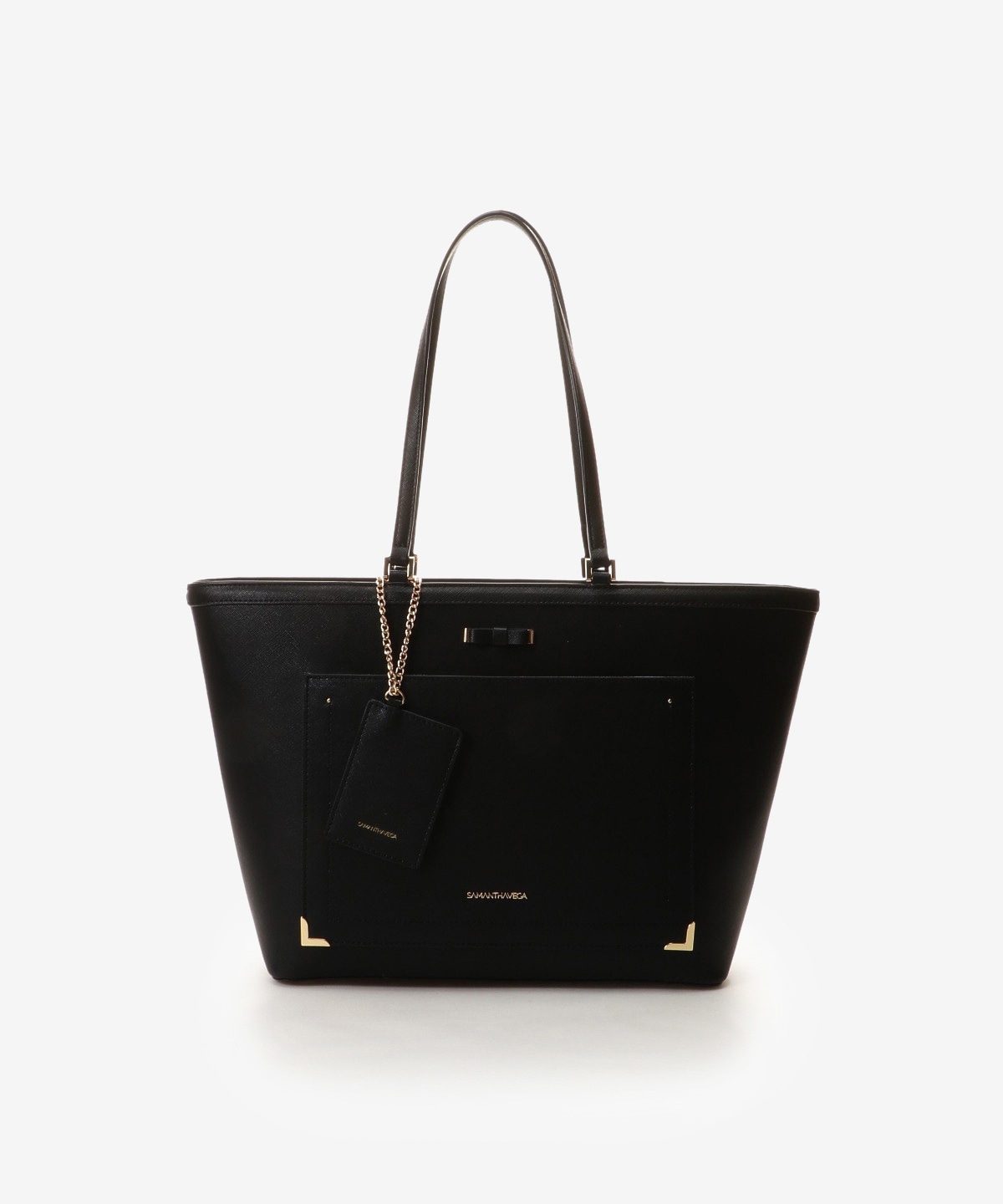 シンプルリボンA4トートバッグ(FREE ブラック): SAMANTHAVEGAサマンサ