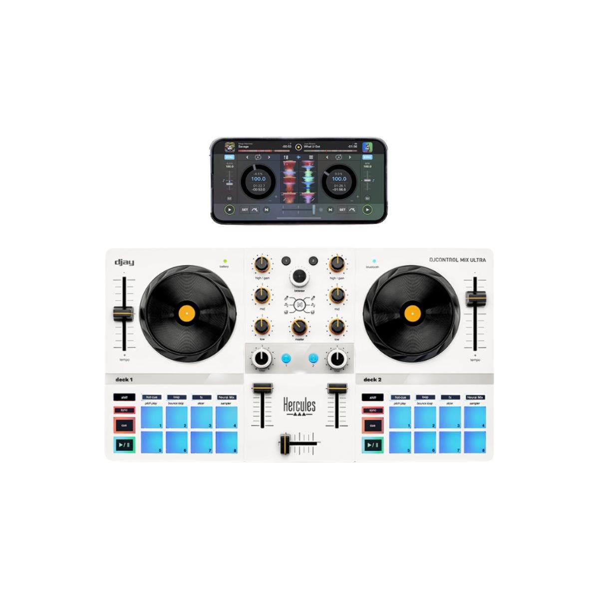 hercules djcontrol mix ultra スピーカー付き Buy Hercules DJControl