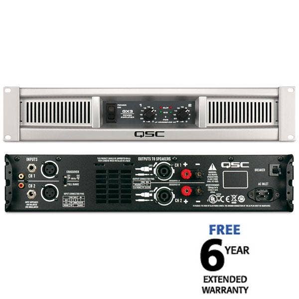 Buy sasku QSC GX3 Stereo Power Amplifier | Sam Ash Music
