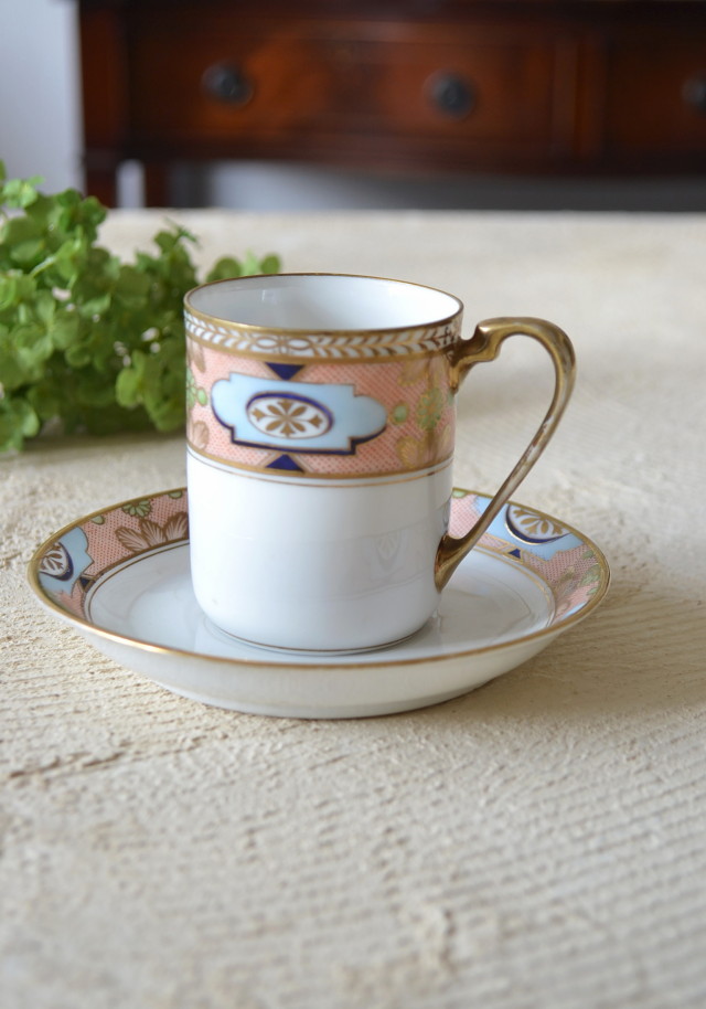 未使用1984限定品オールドノリタケナシカップ＆ソーサー1客