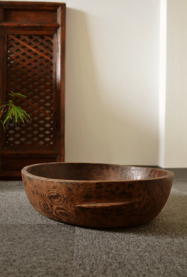 李朝穀物桶木工品朝鮮工芸古物古道具古民具骨董ウッドボウル