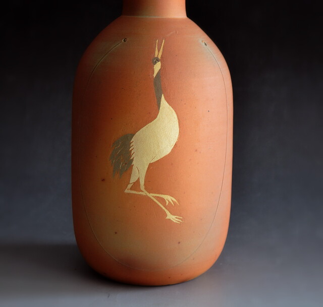 値下げ❗️今井政之 作 圓華 ひさご 花瓶 文化勲章受章作家 今井政之