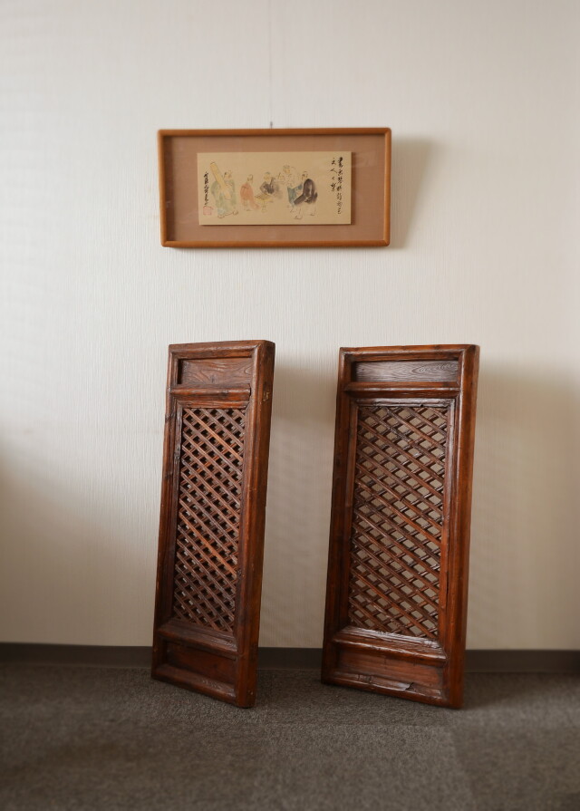 李朝家具 時代八角箱 内側紙張仕上 希少 アンティーク 李朝家具 八角箱