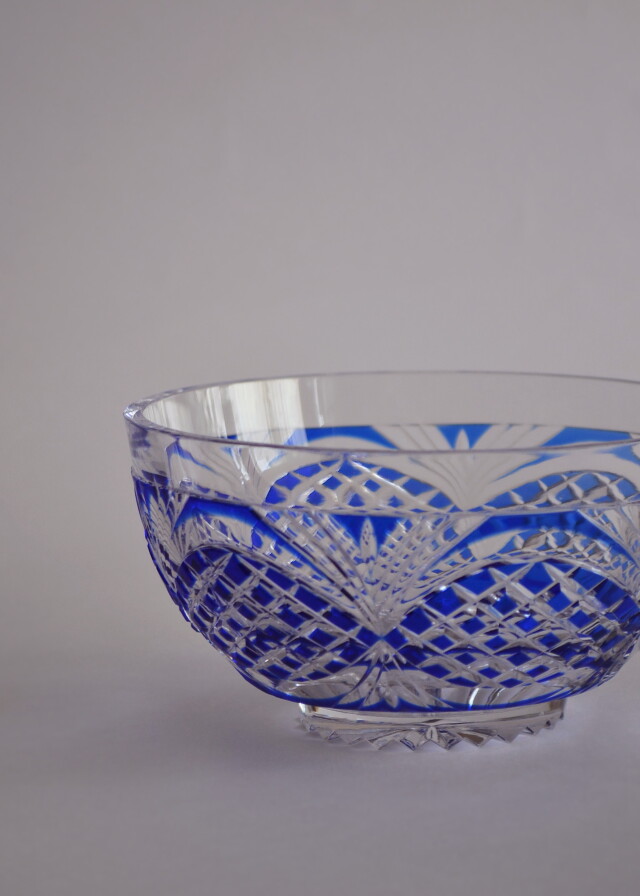 定価約16万円☆超希少品 祝の膳 大鉢カガミクリスタル（切子、江戸切子