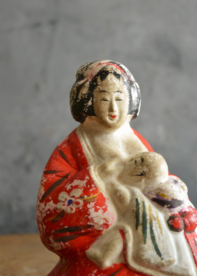 アンティーク 骨董 宋胡録 鳥形玩具 褐釉 おもちゃ 土人形 民藝