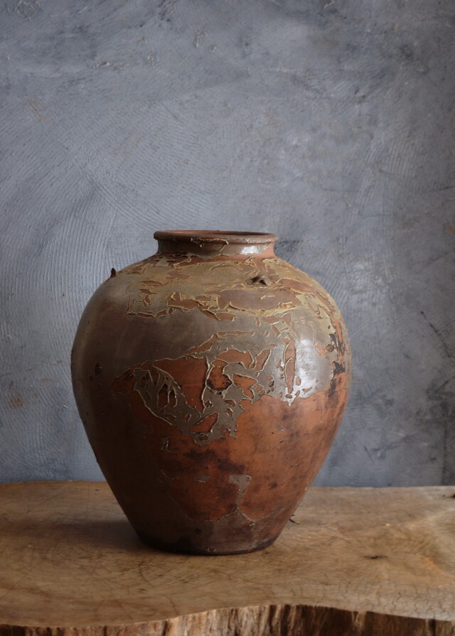 益子焼き 釉美三耳の壺 備前三耳壺 文化遺産オンライン