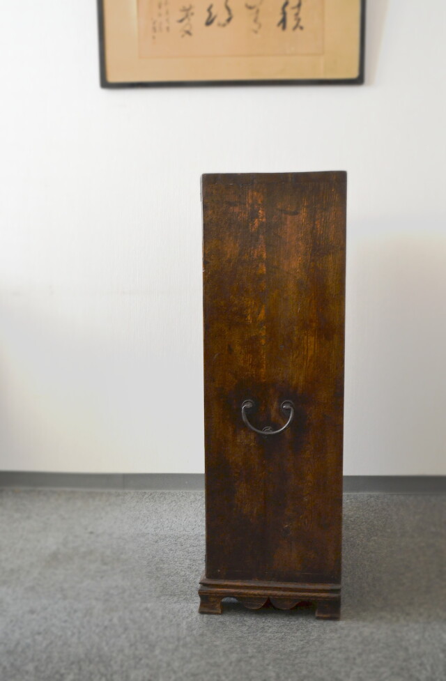 李朝箪笥 李朝バンダジ 幅795 高さ1150mm パンダジ 書庫 違い棚 韓国