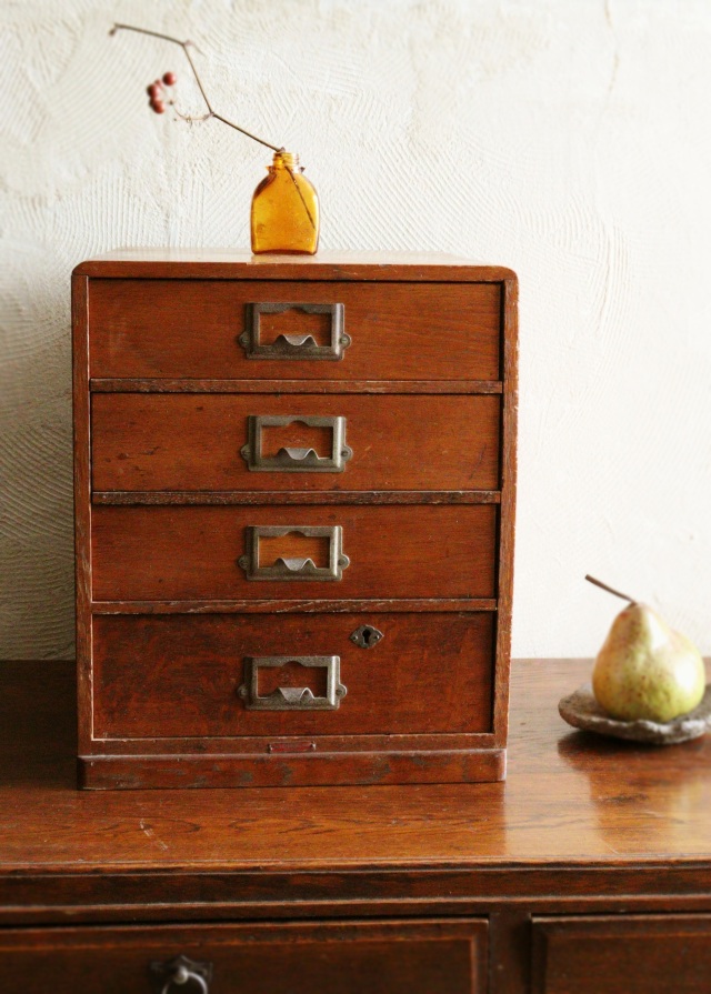 レターケース 小引出し箱 古道具 インテリア 仕切り箪笥 小箱Antique