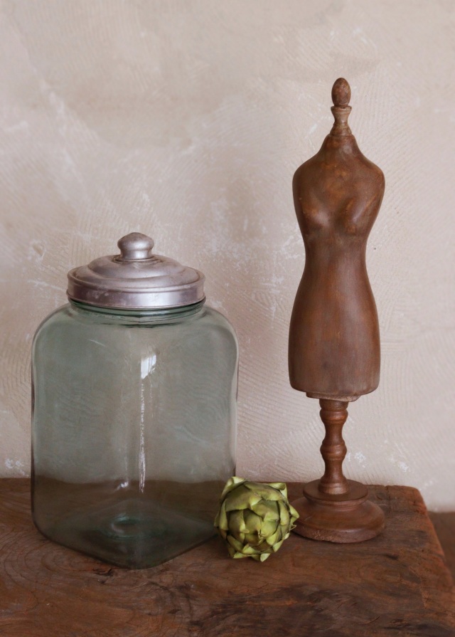 アンティーク ガラス瓶 タル型 古カラス 古道具 昭和レトロ