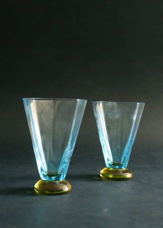 ベネチアングラスSegusoアートグラス フラワーベース ヴィンテージ未