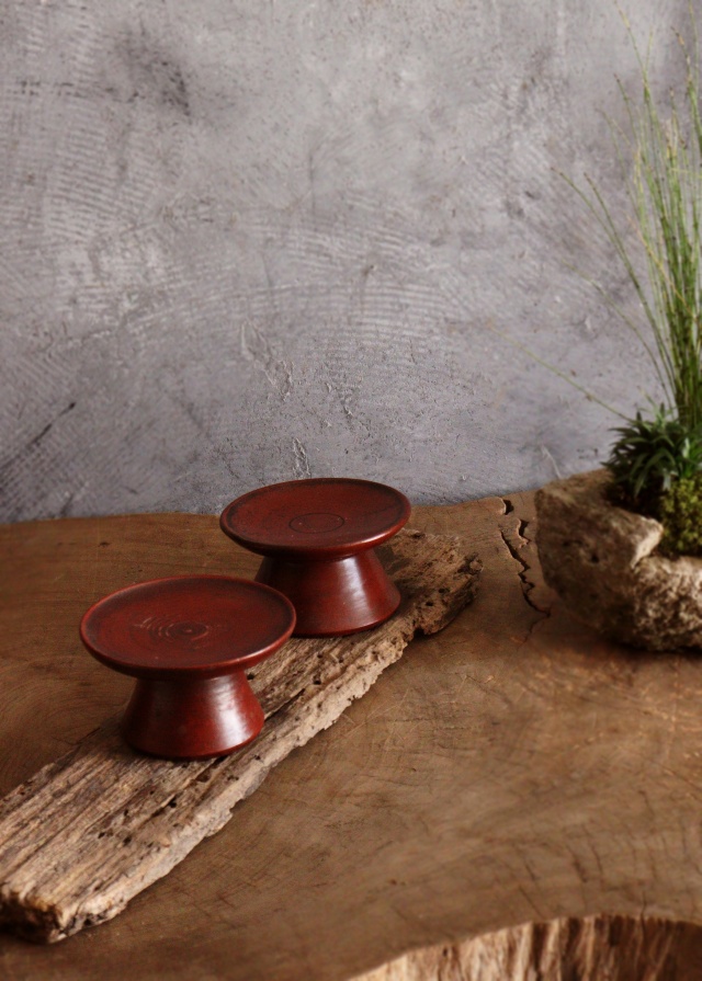 中国 粉彩高台菓子器 在銘 木箱付 送料込み0715 中国 粉彩高台菓子器