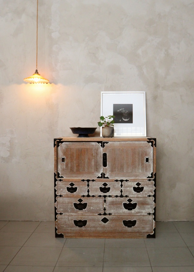 高級 打ち出し金具 和風 引き出し収納☆コンパクトサイズ☆補償付送料込