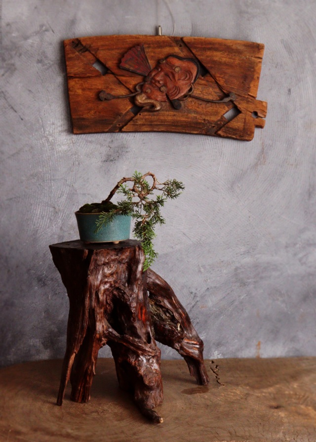 切株台 一枚板 鉢置き台 花台 盆栽台 飾り台 座卓 【公式通販】