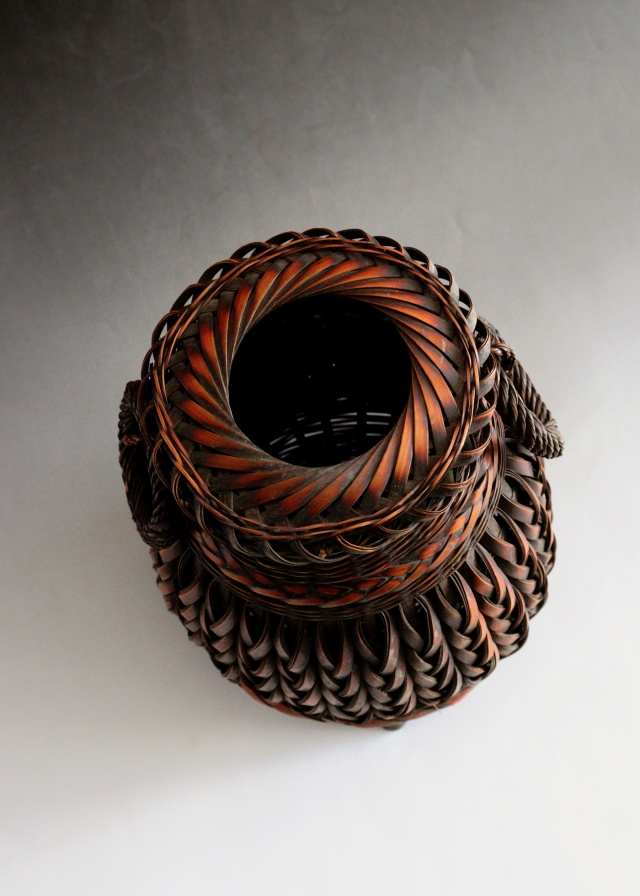 花籠 竹籠 竹籠花入 カゴ 民藝 民芸 古道具 Antique Sam's Collection