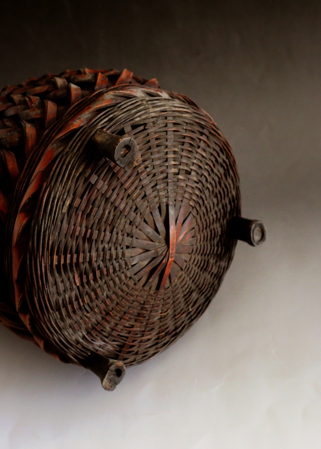 花籠 竹籠 竹籠花入 カゴ 民藝 民芸 古道具 Antique Sam's Collection