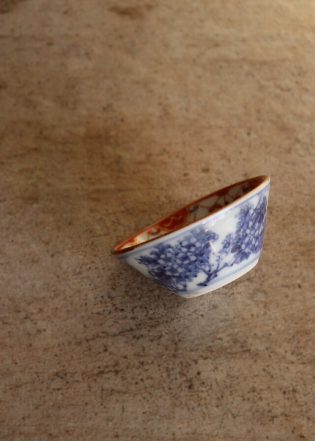 p057 水越与三兵衛 染付 ぐい呑み 合わせ箱 与三造 ぐいのみ 酒盃 猪口