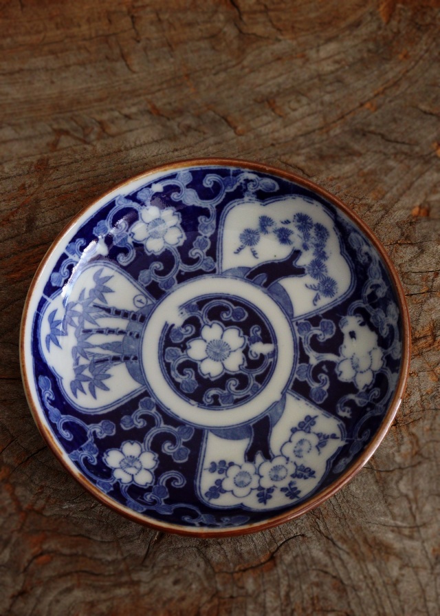 染付印判小皿 5枚組 松竹梅紋様 小皿 取り皿