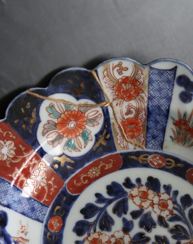 時代物 色絵 錦手 小花紋 小皿 10客 TN 82 70816 時代物 色絵 錦手 小