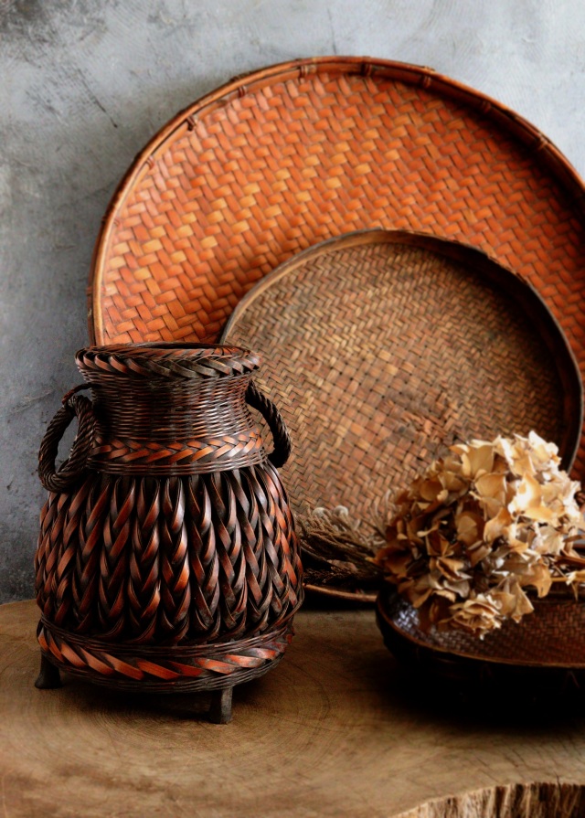 竹籠 / 竹編み籠 / 華道具 / 茶道具 / 竹細工 / 竹工芸 / 花籠 / 花