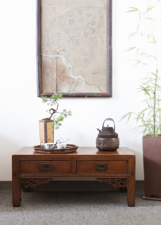 李朝 文机 韓国アンティーク家具 机 テーブル 李朝家具 古道具 Antique