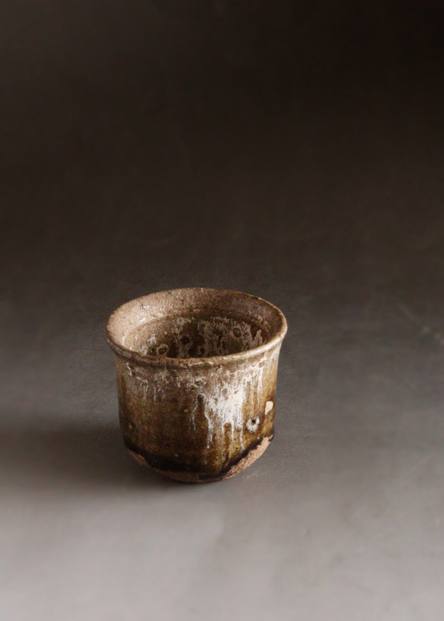 唐津酒器 ぐいのみ 斑唐津 古陶磁 酒器 堀の手 古唐津Antique Sam's