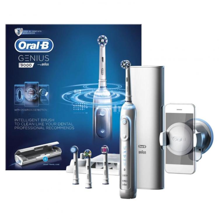 Oral-B Genius 9000 Electric Rechargeable Toothbrush Powered by