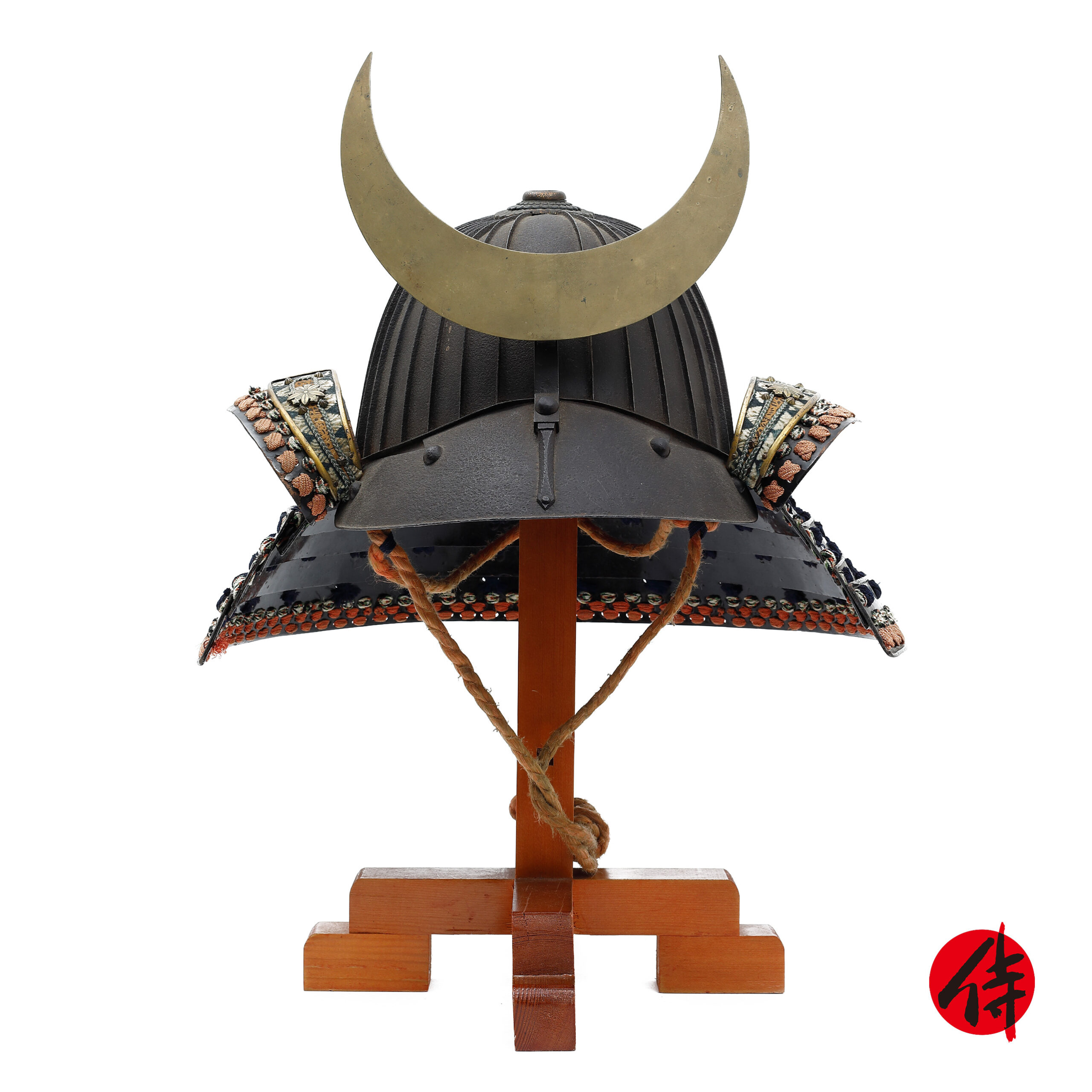 Antique Samurai Helmet Late Edo Period Sanjuni Ken Suji Kabuto