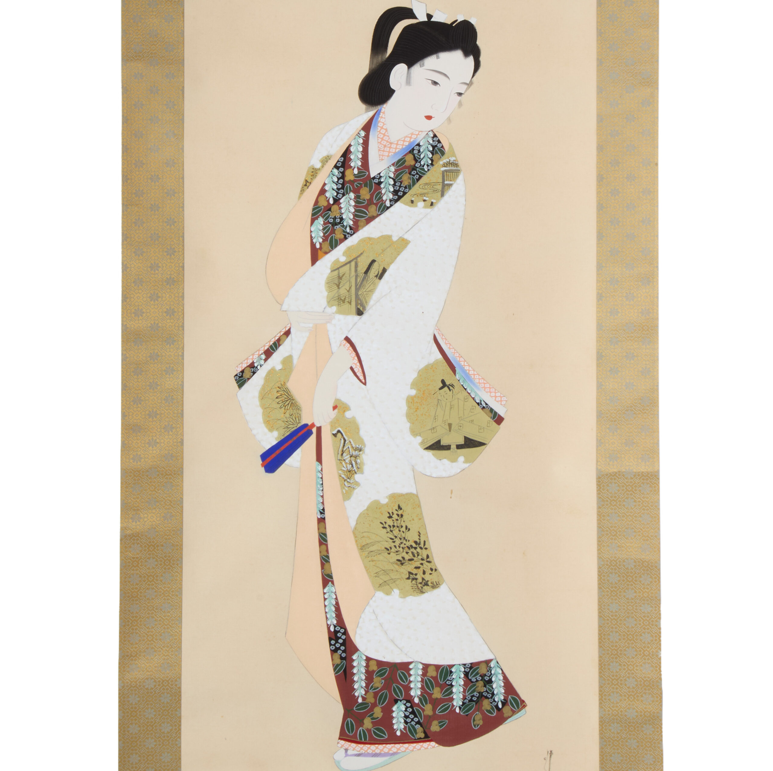 Antique Japanese hanging scroll (Kakejiku-31) | Samurai Museum Shop