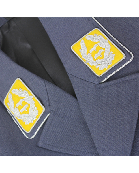 S＆Graf / 【4743】NS加工. 襟章縫い付け