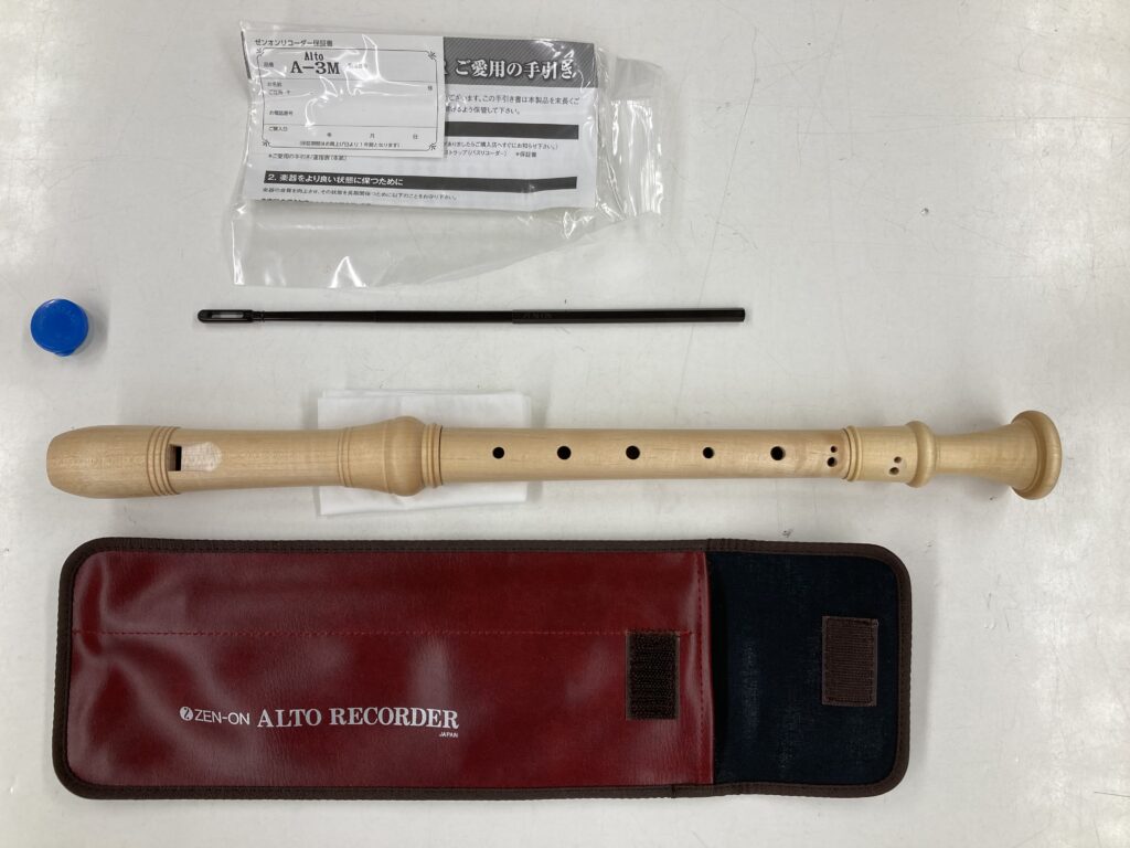 ZEN-ON木製アルトリコーダー 3ピース ZEN-ON木製アルトリコーダー 3ピース ZEN-ON木製アルトリコーダー 3