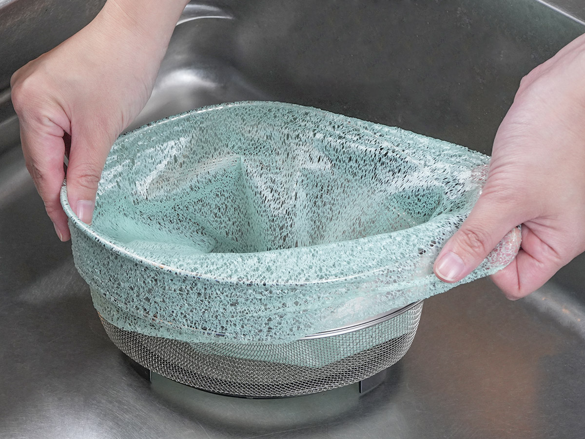 再生のびーるソフト水切り袋 兼用 緑 50枚 | サニパック