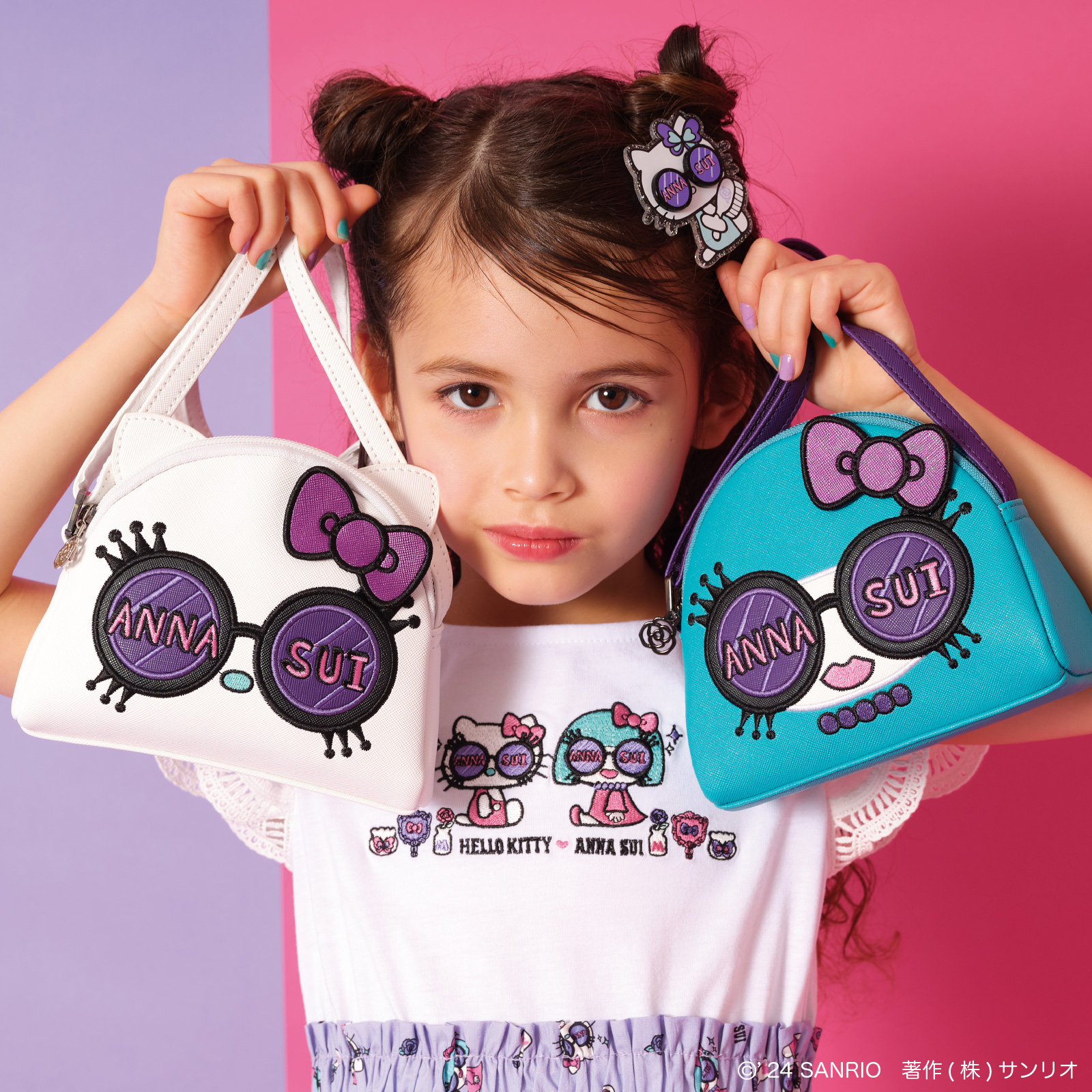 ANNA SUI mini」からハローキティ50周年を記念したコラボアイテムが