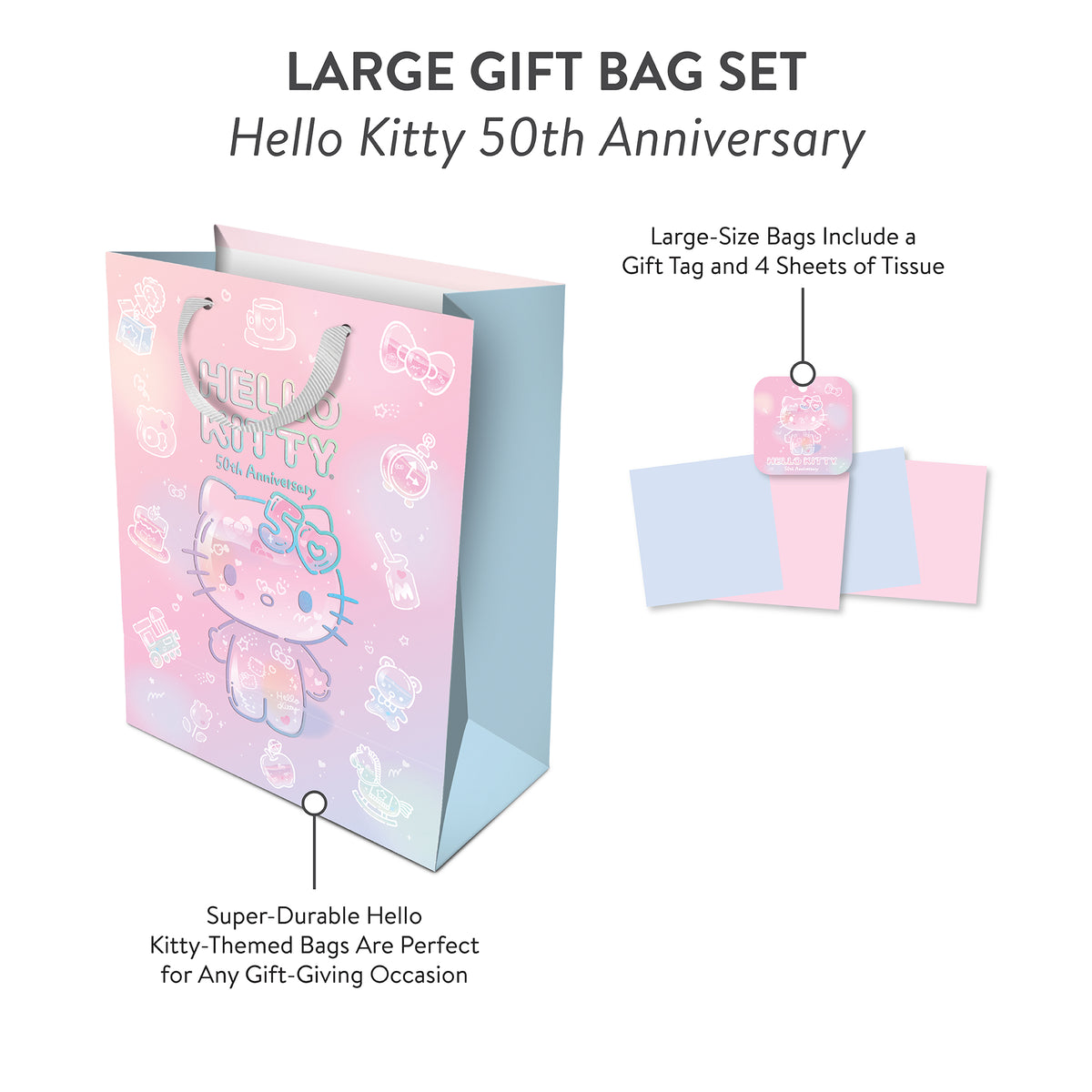 Hello Kitty x Studio Oh! 50th Anniversary Gift Bag Set
