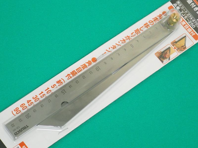 TRUSCO 目盛付自由スコヤ 250mm TJS-250 [274-8703] - 溶接用品プロ