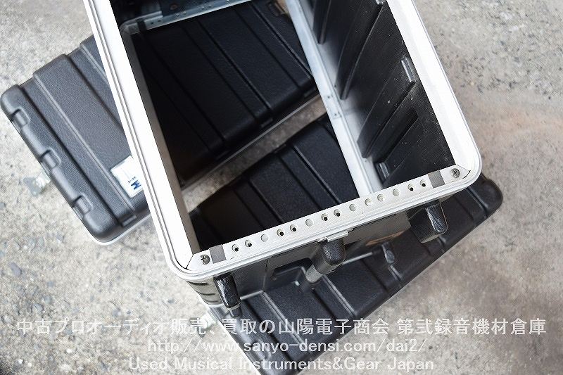 音響機器用 6Uラックケース 黒 奥行48cm 音響機器用 6Uラックケース 黒