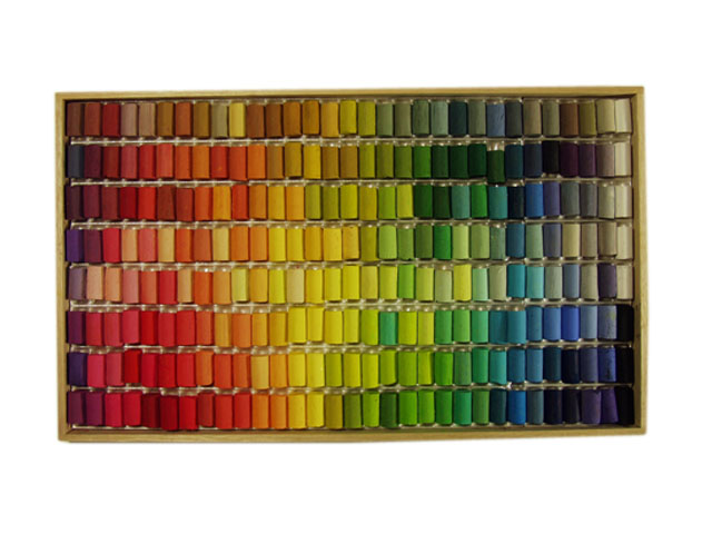 949 ゴンドラ パステル 242色 木箱セット 使用感あり 画材 中古品 0