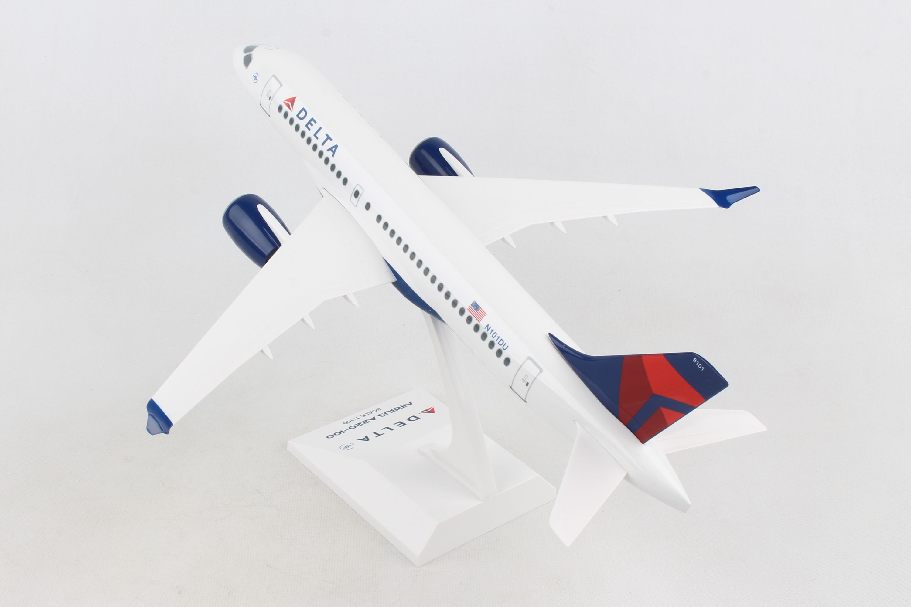 デルタ航空 Airbus A220-100 1/100スケール デルタ航空 Airbus A220