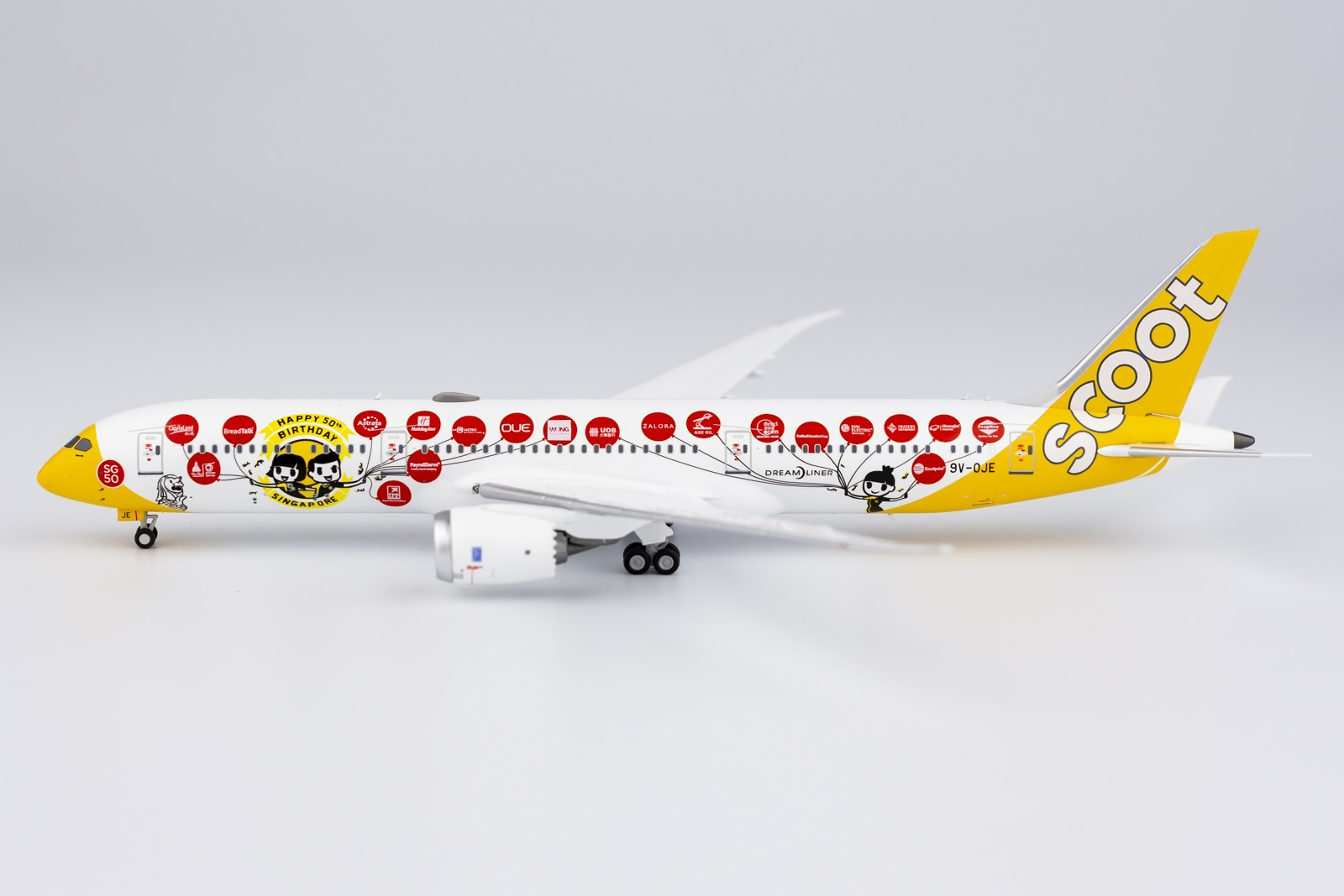 ScaleModelStore.com :: NG Models 1:400 - 55096 - Scoot Boeing 787-9