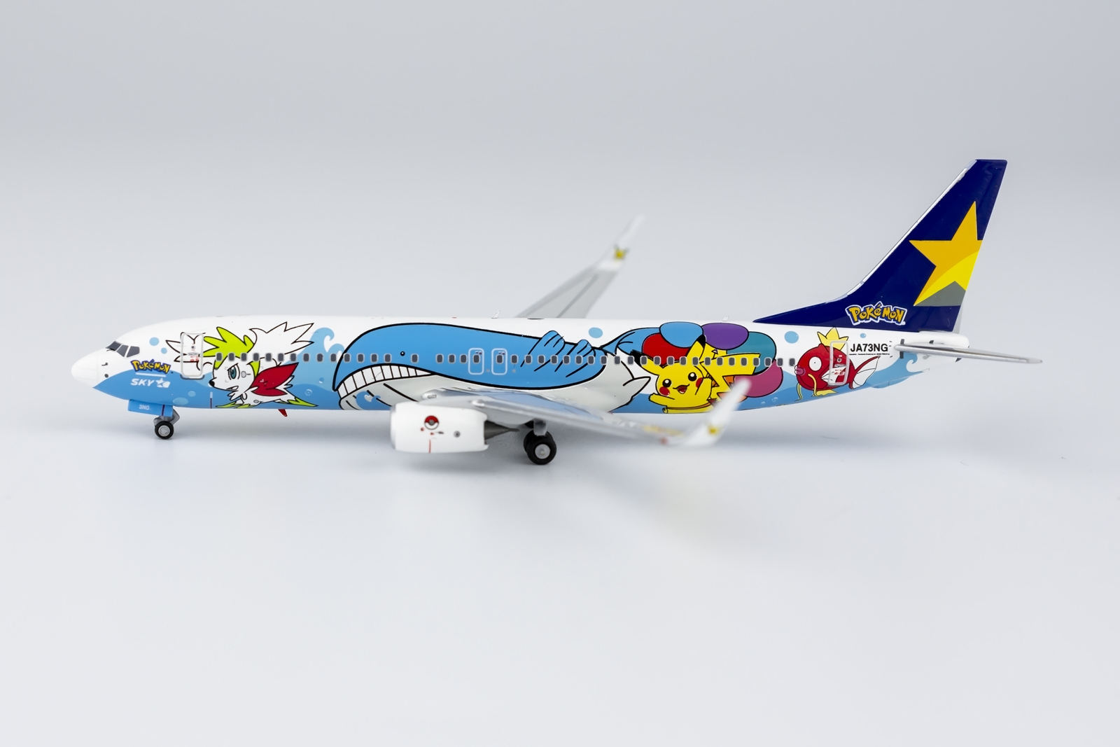 NG 1/400 スカイマーク B737-800 JA73AB ポケモン 1:400 Boeing 737