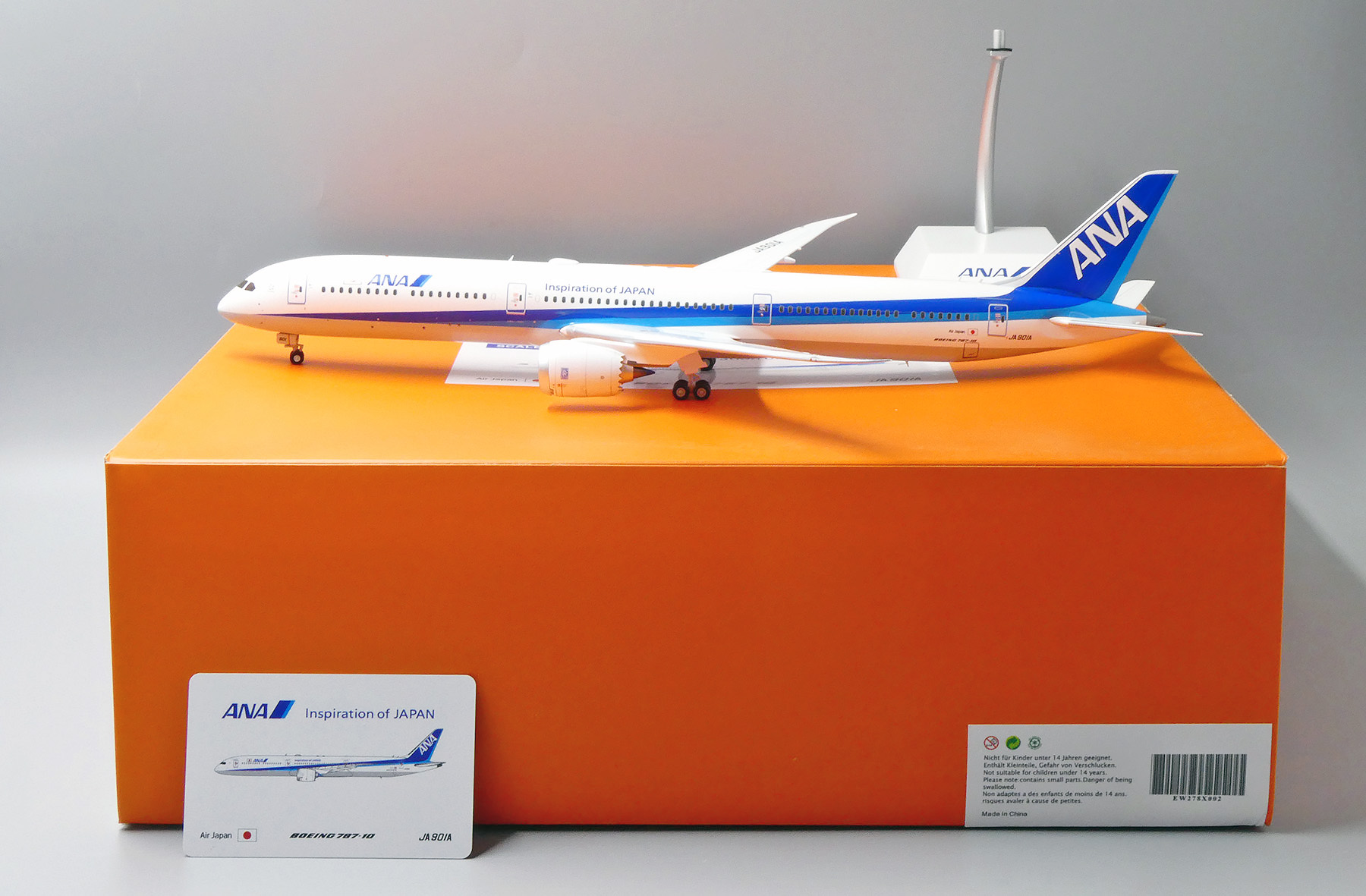 航空機・ヘリコプター JC Wings ANA 1:400 B787-9 JA871A 航空機