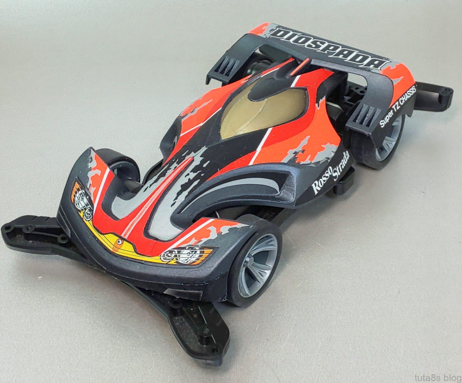 ディオスパーダ+ドレスアップステッカー(赤×オレンジ)｣