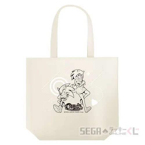 ソニック セガラッキーくじオンライン トートバッグ クリアファイル2枚