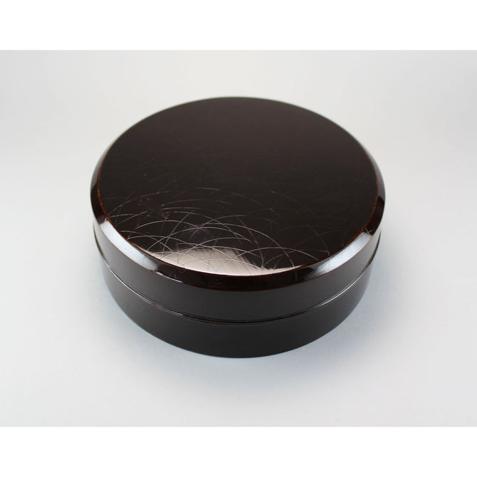 月薄蒔絵鏡巣 長野横笛【Mirror box with moon and silvergrass design