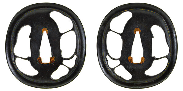 鍔 無銘 甚吾 影蝶透鍔(TU-040415)｜刀・日本刀の販売なら日本刀専門店